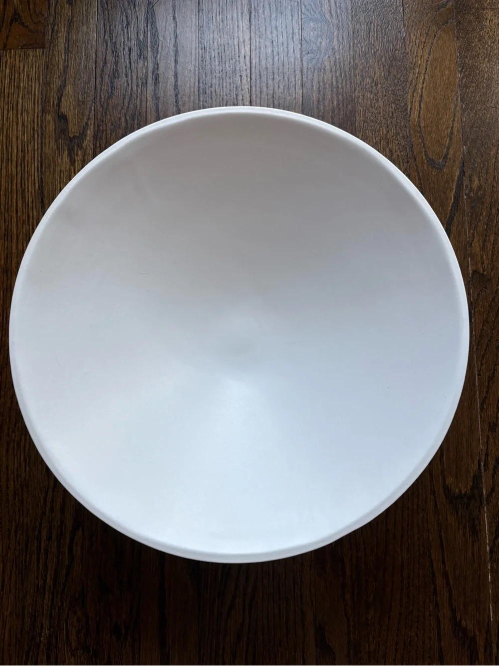 White Decorative Pedestal Bowl with Drip Glaze detail